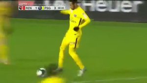 Neymar sombrero Vs Stade Rennais 🔥 🔥