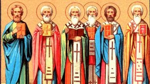 Тропарь, кондаки и величание апостолам Варфоломею и Титу
