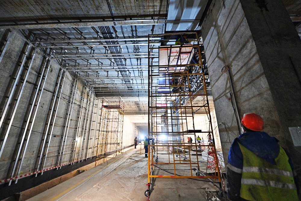 Как будет выглядеть станция "Бачуринская" Троицкой линии метро / Город новостей на ТВЦ