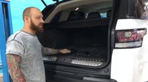 Range Rover Sport установка выдвижных электрических порогов