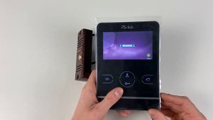 Подключение и обзор меню проводной видеодомофон PS-402DP