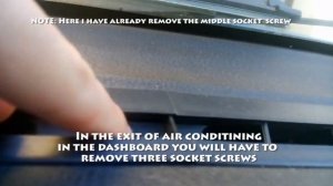 How to disassembly a dashboard of a Renault Clio II