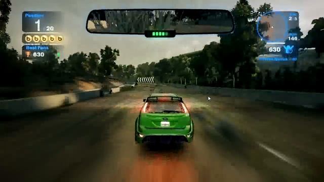 BLUR Maxed out on gtx 460 an athlon II x4 630 смотреть онлайн