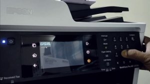 How to go to Service mode on Epson Workforce Pro C-579 R Series. Print head cleaning