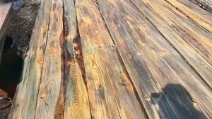 2 часть.(доска для потолка,  обработка огнебиозащитой) Русская баня 6 на 3 с вторым светом