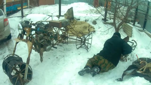 Снего-болотоход "ЛУНОХОД"  своими руками