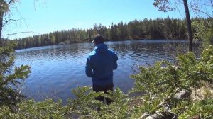 Fishing in Sweden.Wonderful day. Great fishing beautiful trout(Рыбалка в Швеции Великолепная форель