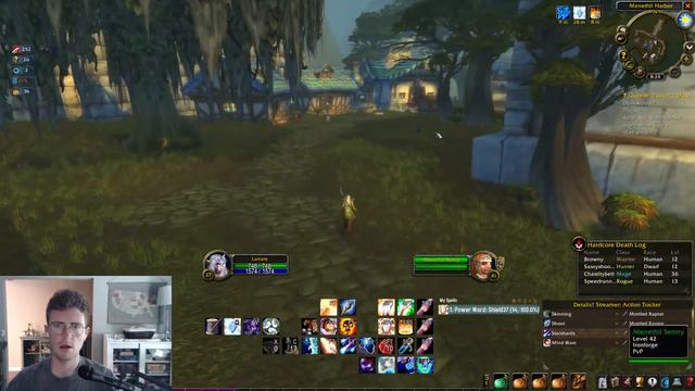 Lvl 27 Disc PriestWoW Classic Hardcore  Wetlands Questing