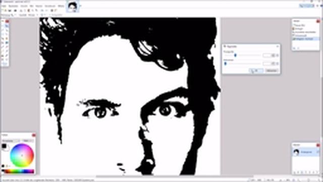 Bilder und Fotos in Schwarz-Weiß und Vektor-Grafiken umwandeln - Vektorgrafiken erstellen смотреть онлайн