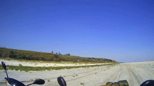 На скутерах по высохшему Молочному лиману до промоины к морю (часть 3)