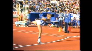 Petra Felke (GDR) Javelin 1983 World Championships Helsinki.