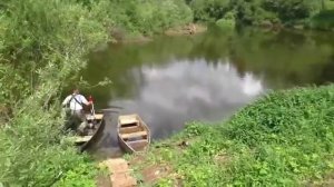 Лодочный мотор из мотокосы!!! Тест драйв двигателя .Дмитрий Мусихин