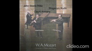 C.ARIMANY-S.KUDO . Mozart Fantasy  two flutes and piano G minor k.608 I. Allegro-Andante