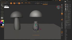 Соединить и Разъединить объекты в ZBrush | FAQ-5