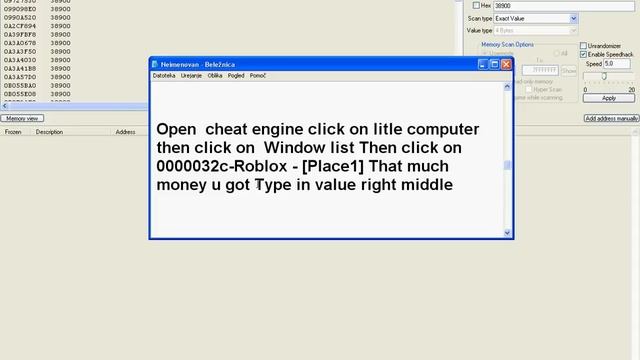 Roblox hacking With cheat engine 5.5 смотреть онлайн