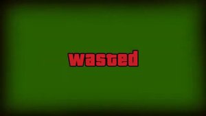 wasted зелёный фон