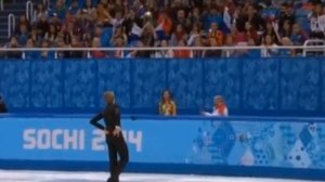 Плющенко снялся  ( участвовать не будет ) момент получения травмы  с олимпиады сочи 2014