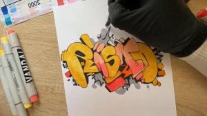 Rasko sketching style  Rasko1 graffiti