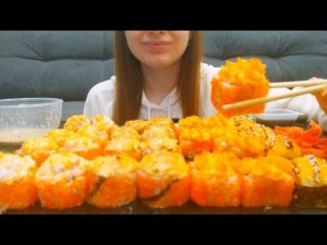 MUKBANG СУШИ И РОЛЛЫ ПОКУПКА МАШИНЫ