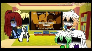 Реакция персонажей андертейл на на песню??? 1часть