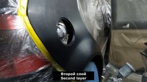 Покраска крыла с переходом. Wing painting with transition.