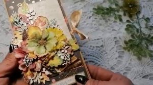 Скрапбукинг. Шоколадница - открытка  к дню учителя ?