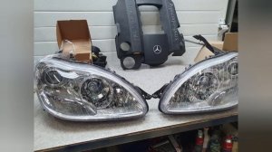 Восстановление фар Mercedes W220