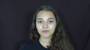 Актёрская визитка Елизавета Душины, 14 лет.