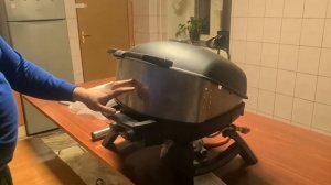 Отличная идея! Вертел и экран в газовый гриль Napoleon TravelQ-285