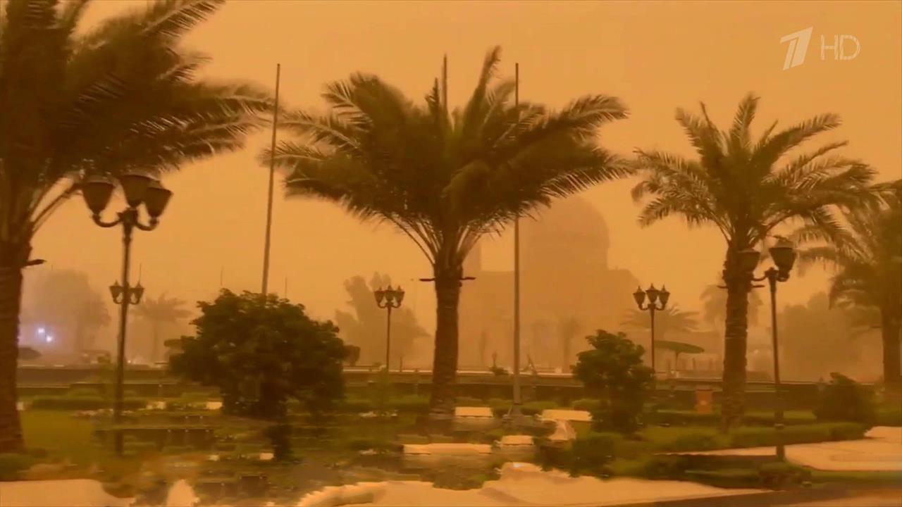Ирак накрыла аномальная песчаная буря