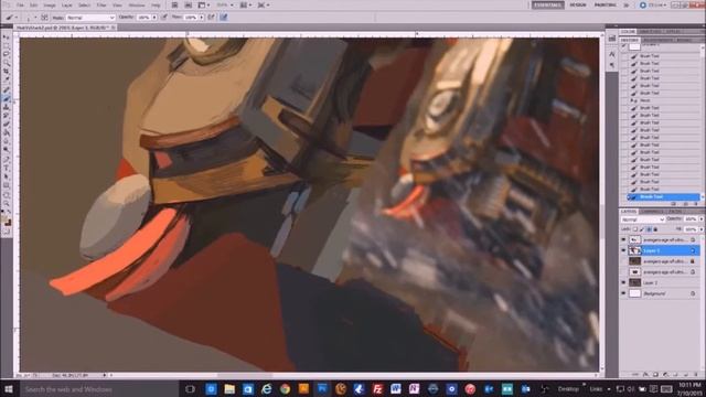 Hulkbuster vs The Incredible Hulk - Speedpaint смотреть онлайн