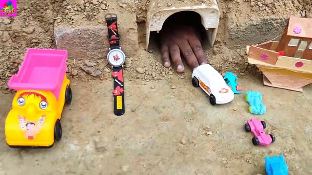 gadi wala cartoon | toy helicopter ka video | truck & jcb | 96 dollar | tractor wala cartoon #17 смотреть онлайн