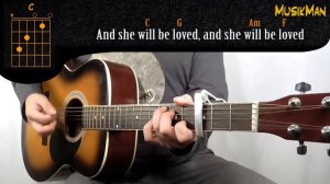 SHE WILL BE LOVED 🙍 - Maroon 5 / GUITAR Cover / MusikMan N°141