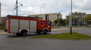 Wyjazd alarmowy! 301[E]21 - GBA 2,5/24 Mercedes Benz Atego 1329F z JRG 1 Łódź do zdarzenia