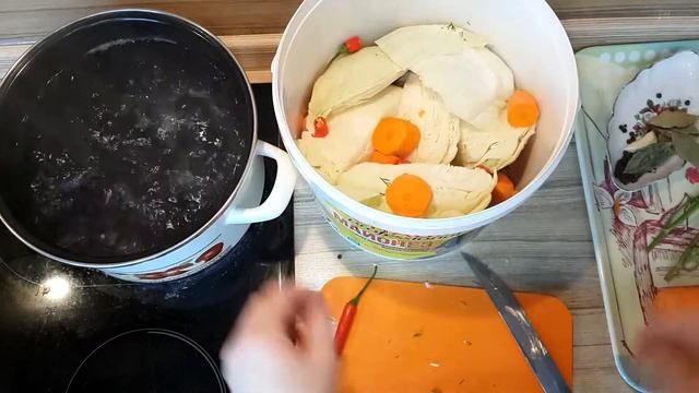 Хрустящая Солёная Капуста Как из Бочки