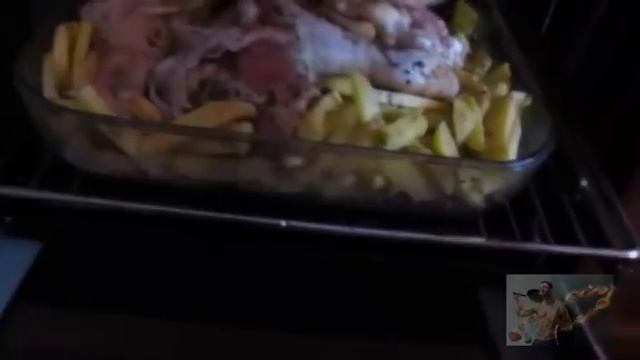 Картофель запеченный с курицей  Как приготовить
