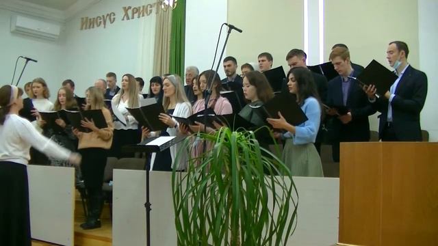 хор ц. Евангелие, "Вот скоро наш Господь придёт" соло Элина и я, во слава Богу! смотреть онлайн