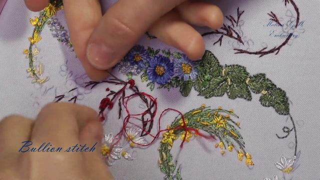 How to Create a Flower Embroidery Floral letter В смотреть онлайн