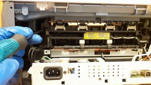 Как снять печку (узел термозакрепления) принтера SAMSUNG.