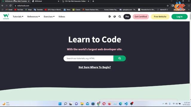 W3School Web Hero Section Design Using HTML & CSS 3 | @tayyabnadeemcoding