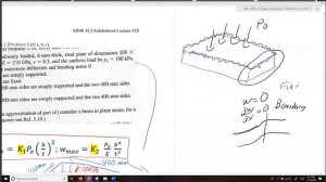 MME 412_512-L28-#75c  Rectilinear Plate Example Problem 1 (Problem 5.60 a, b, c)