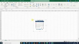 How to use mini calendar and date function in Excel