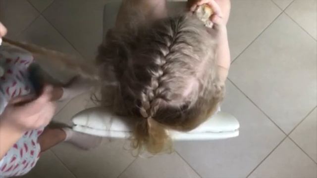Прически для девочек / Высокий хвост с дракончиками / Прическа хвост для девочек на каждый день