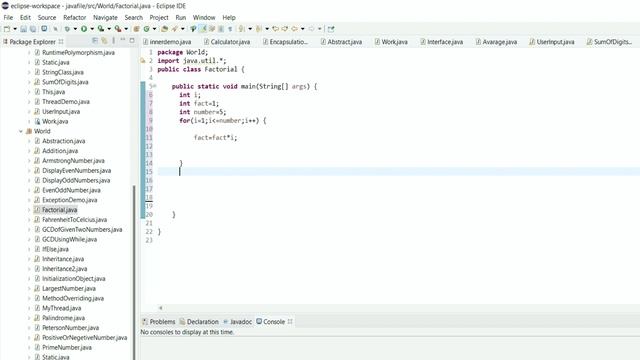 How to Find Factorial of a Number in Java | Java Factorial Programming смотреть онлайн