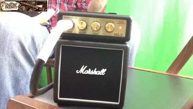 Marshall MS2 Micro Amp Review - Demoing the Marshall MS-2 Mini Amp смотреть онлайн