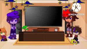 Past afton react to the future | blood and gore | 1/4 Elizabeth afton