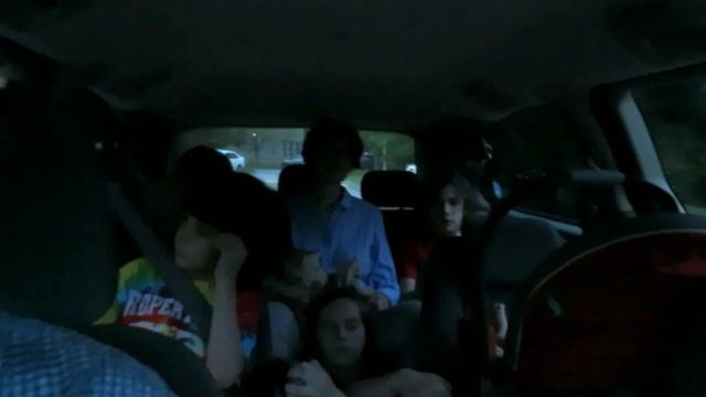 Мама и пятеро детей, не считая бабушки и дедушки, едут в машине!Пётр и Николай поют грузинские песн смотреть онлайн