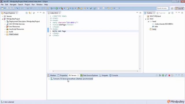 093 Creating and rendering default page - Advance Java Beginners to Expert