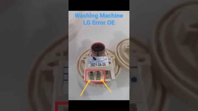 LG Washing machine error code OE solution