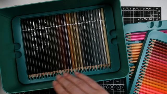 Kalour 240 pencil set unboxing and first impressions - adult coloring смотреть онлайн